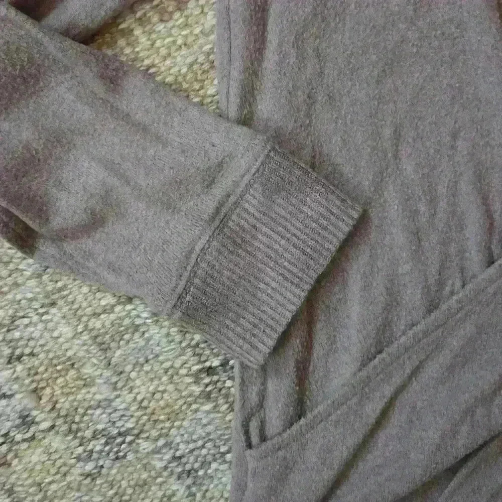 Taupe V-Neck Sweater - Picture 4 of 6